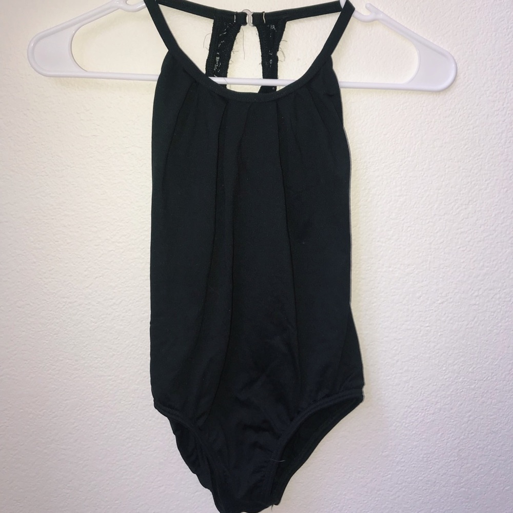 basic black leotard